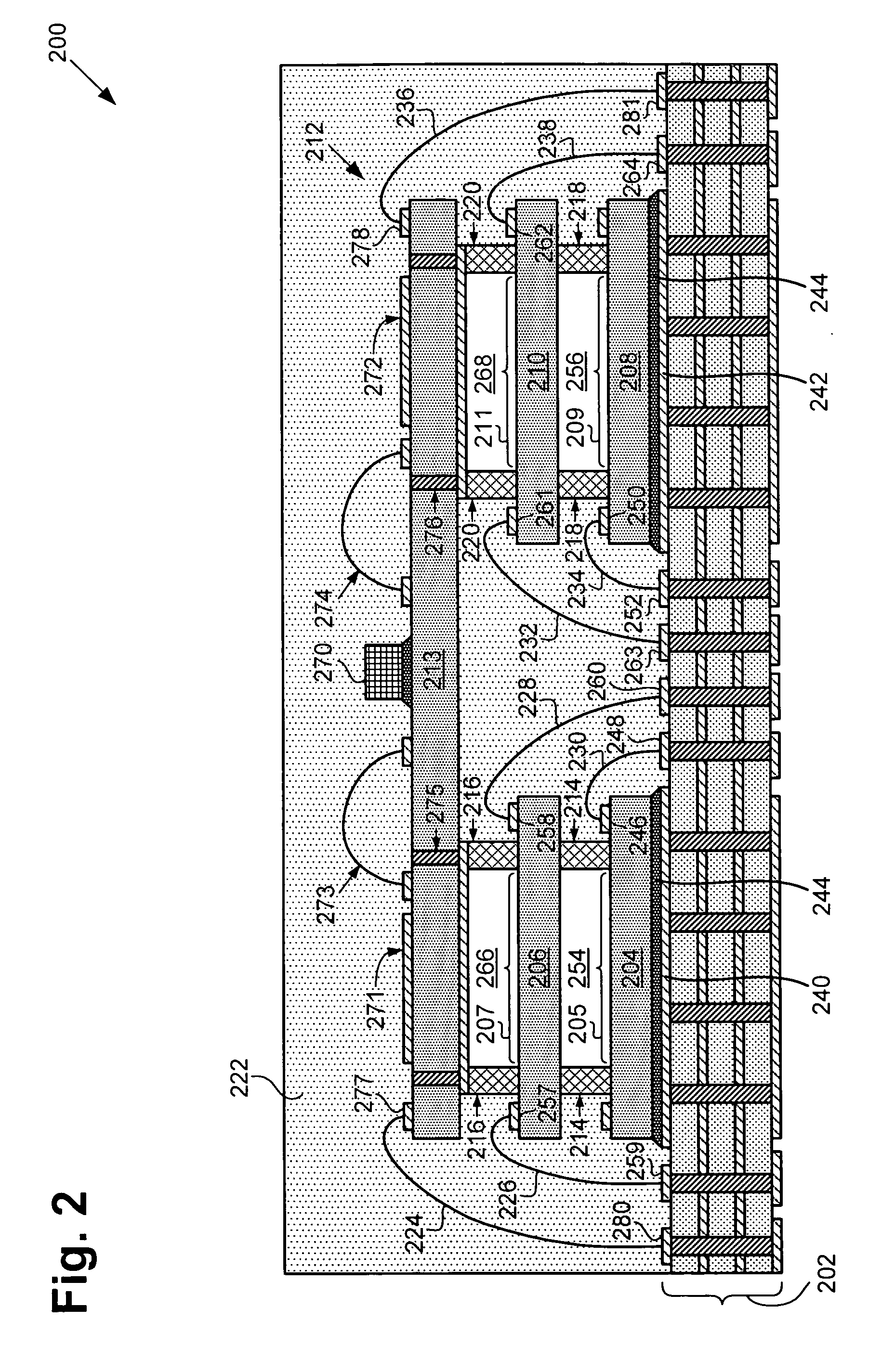 Integrated passive cap in a system-in-package