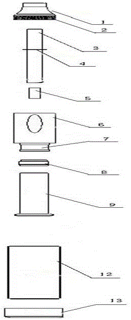 Rotary push-loading smoking set