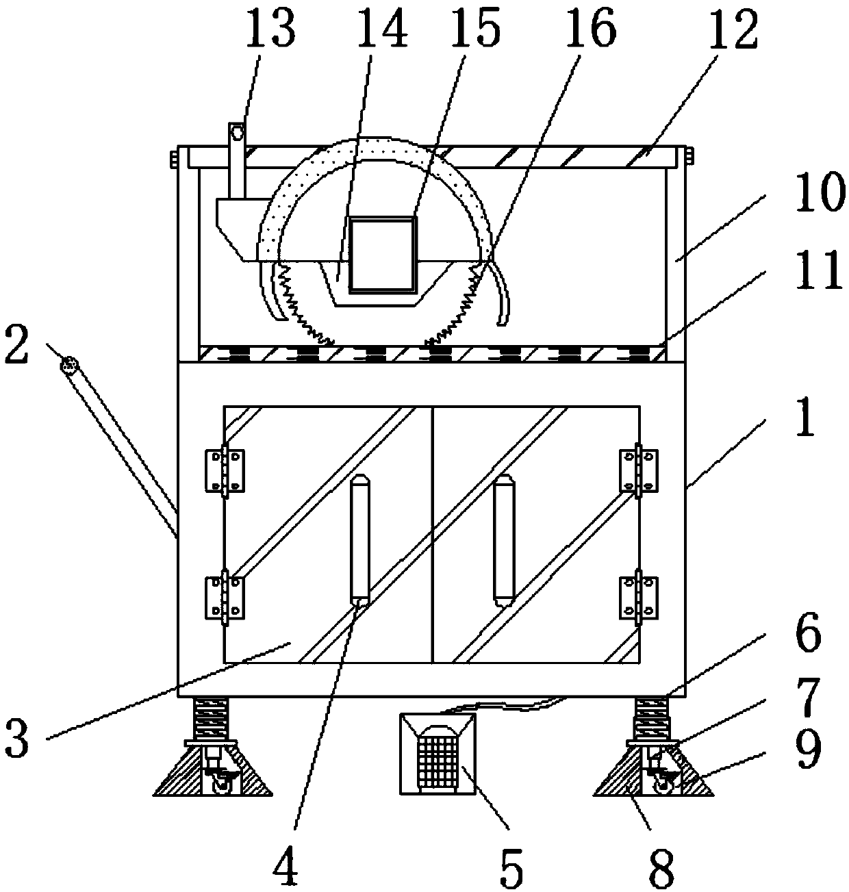 Semi-automatic cutting machine