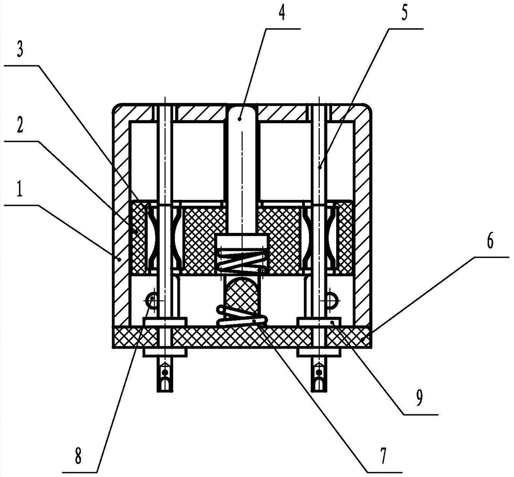 A push-type travel switch resistant to harsh environments