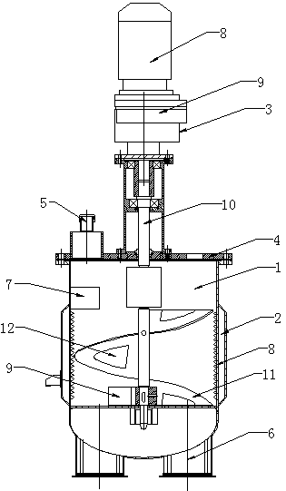 Fermentation tank for solid material