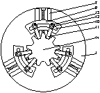 Clamping device used for finish machining of cold extrusion gear