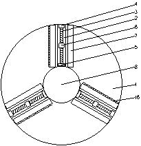 Clamping device used for finish machining of cold extrusion gear