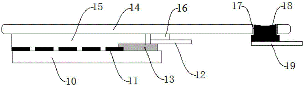 Capacitive touch screen with fingerprint recognition function and manufacturing method