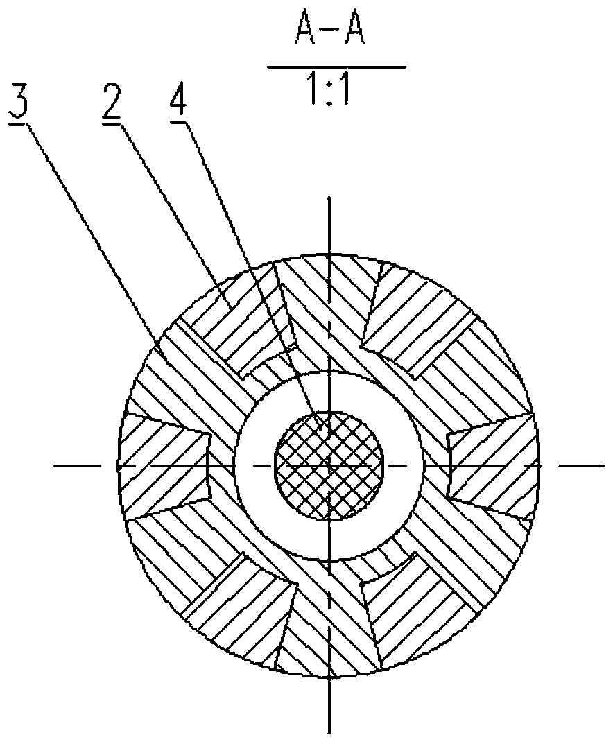 Pneumatic guide device for lifting of reactor internals as well as assembling use method thereof