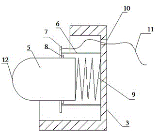 Rapid connection device of grounding line