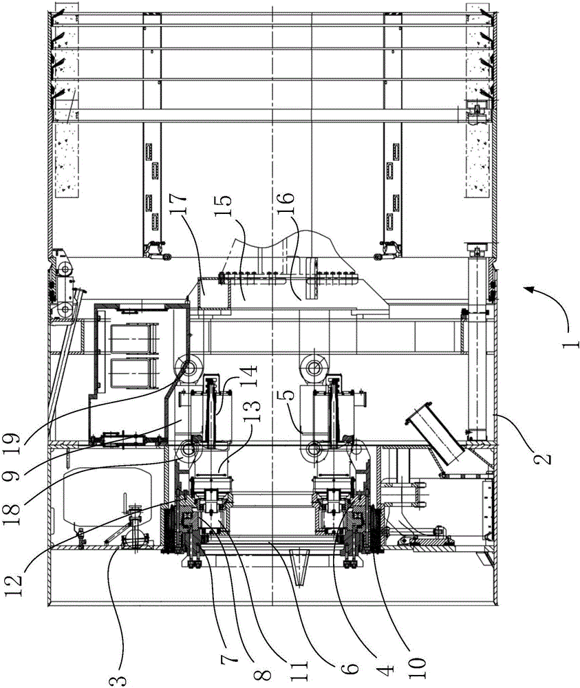 Shield tunnel heading machine