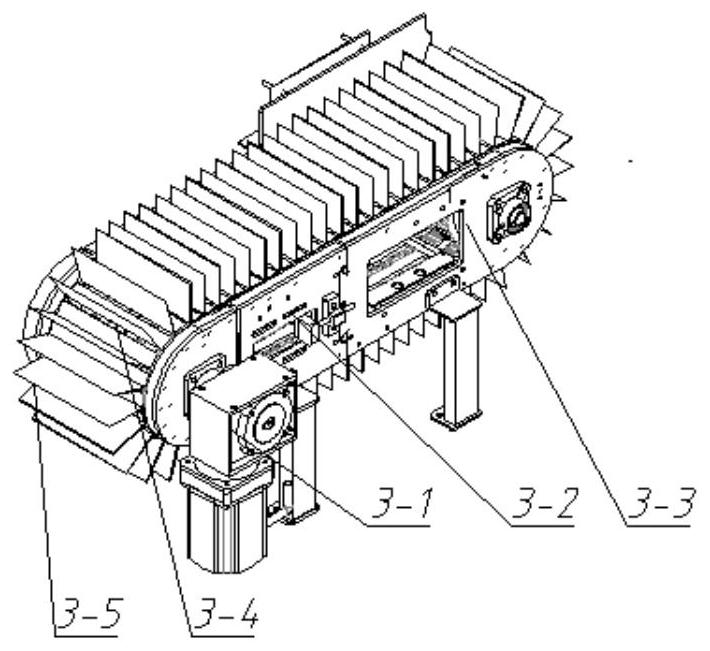 Emulsion explosive cartridge arranging device