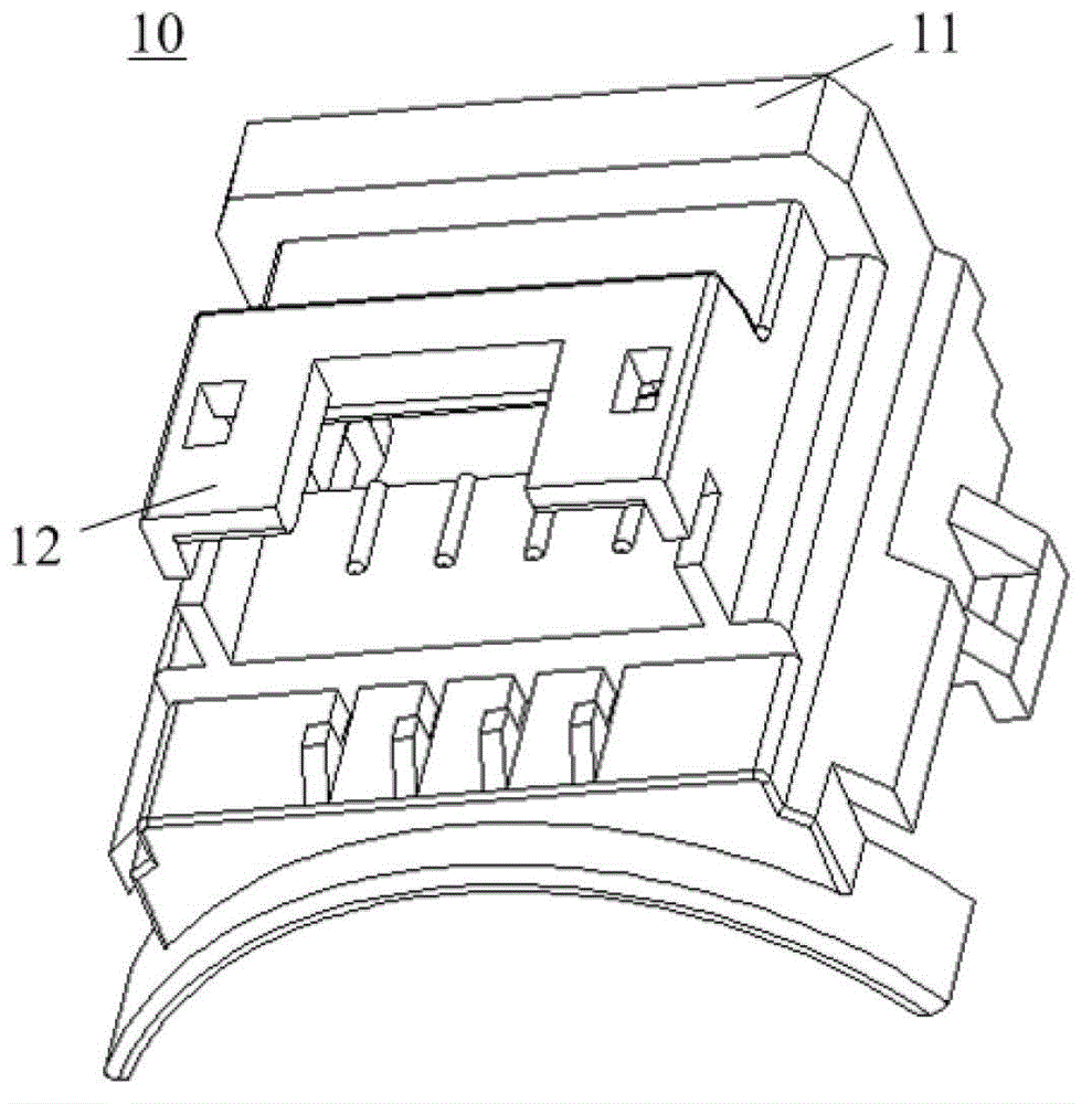 Terminal connection device, stepping motor using same, and assembling method of stepping motor