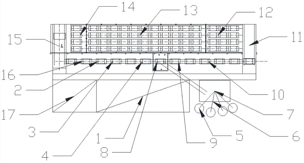 Automatic production process of concrete precast products