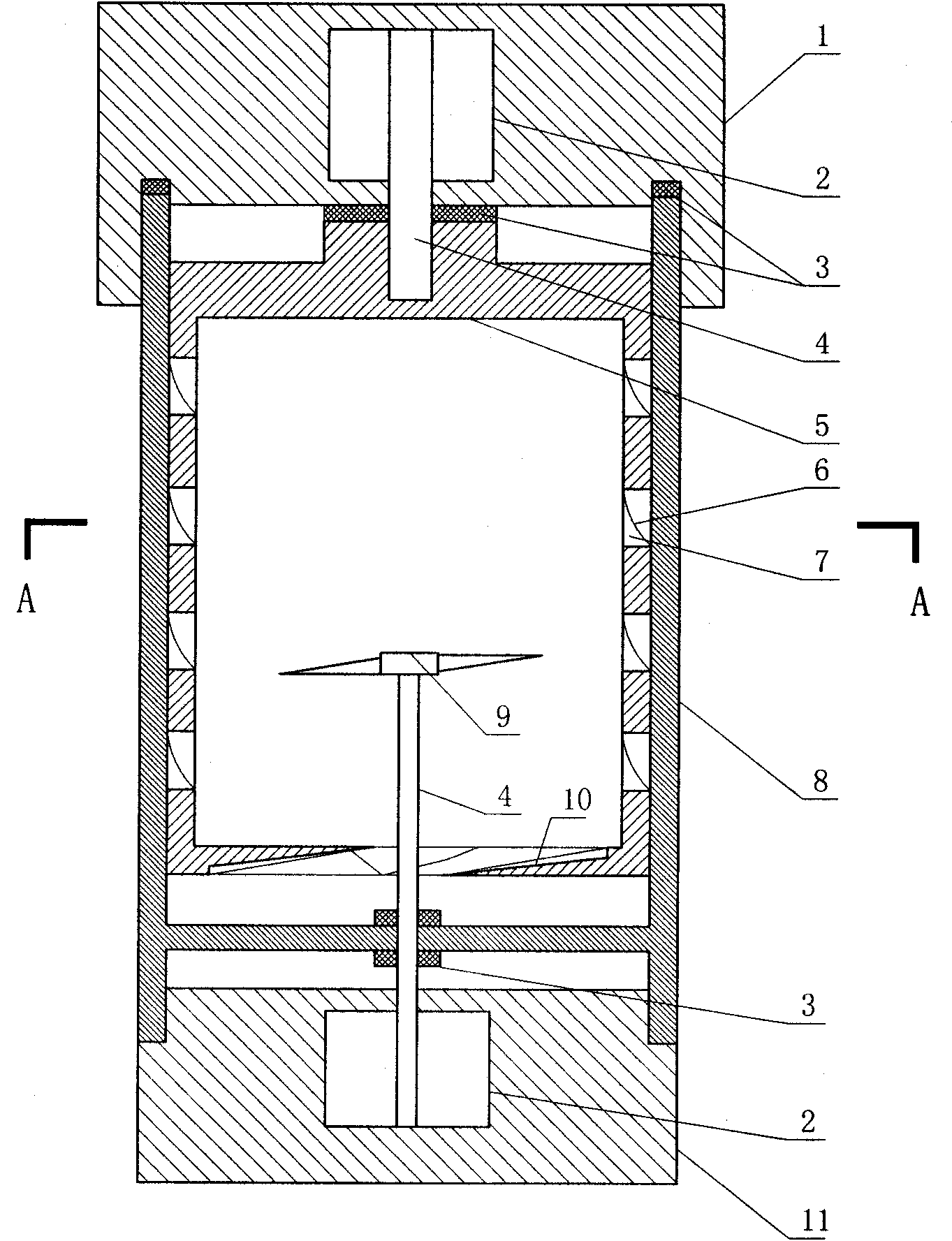 Dual-rotation direction blade hole-blade soybean milk machine