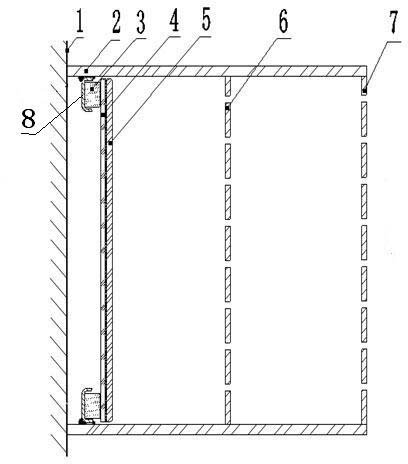 Wide band sound absorption structure of film mechanical impedance combined with micropunched plate acoustic impedance