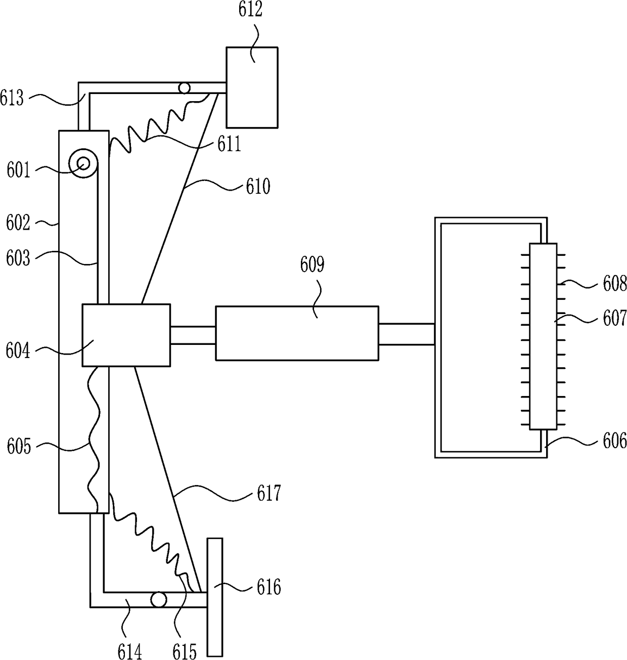 A uniform painting device for construction