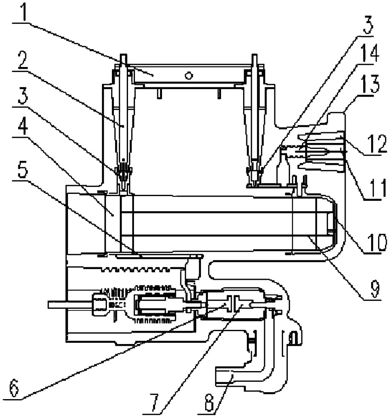 High voltage load switch-fuse combination switch