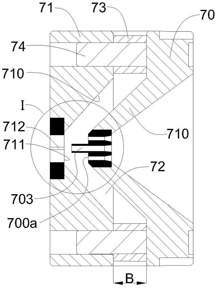 A butterfly cable production line and a production process for preventing optical fiber retraction