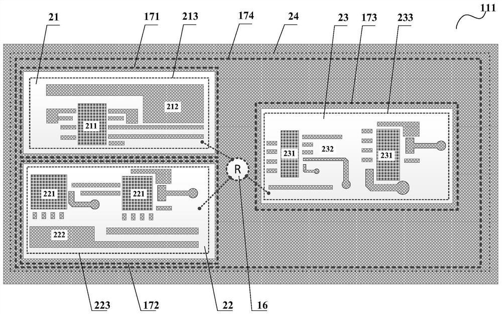 Six-layer wiring LCP packaging substrate, manufacturing method and multi-chip system-in-package structure