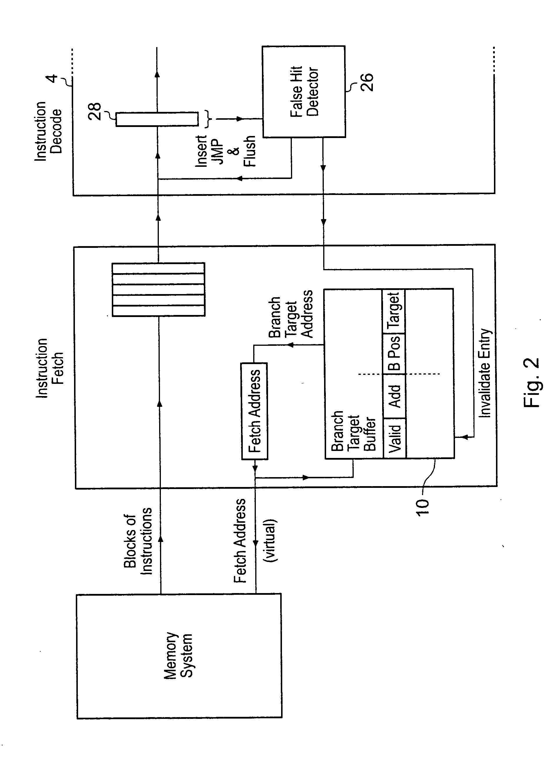 Context switching within a data processing system having a branch prediction mechanism