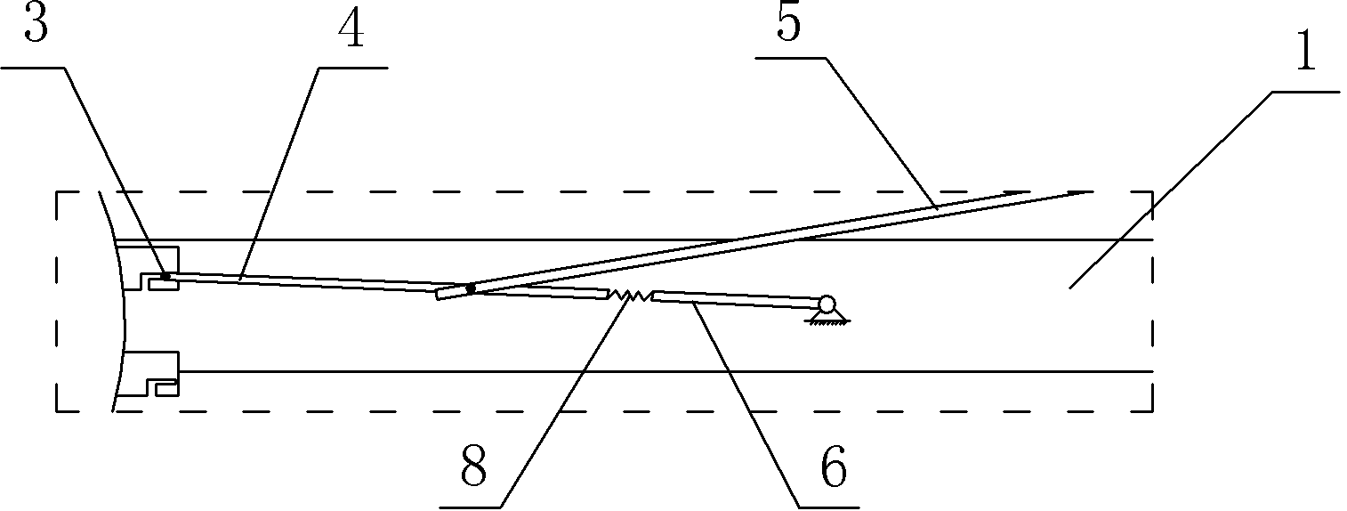 Locating rod with teeth