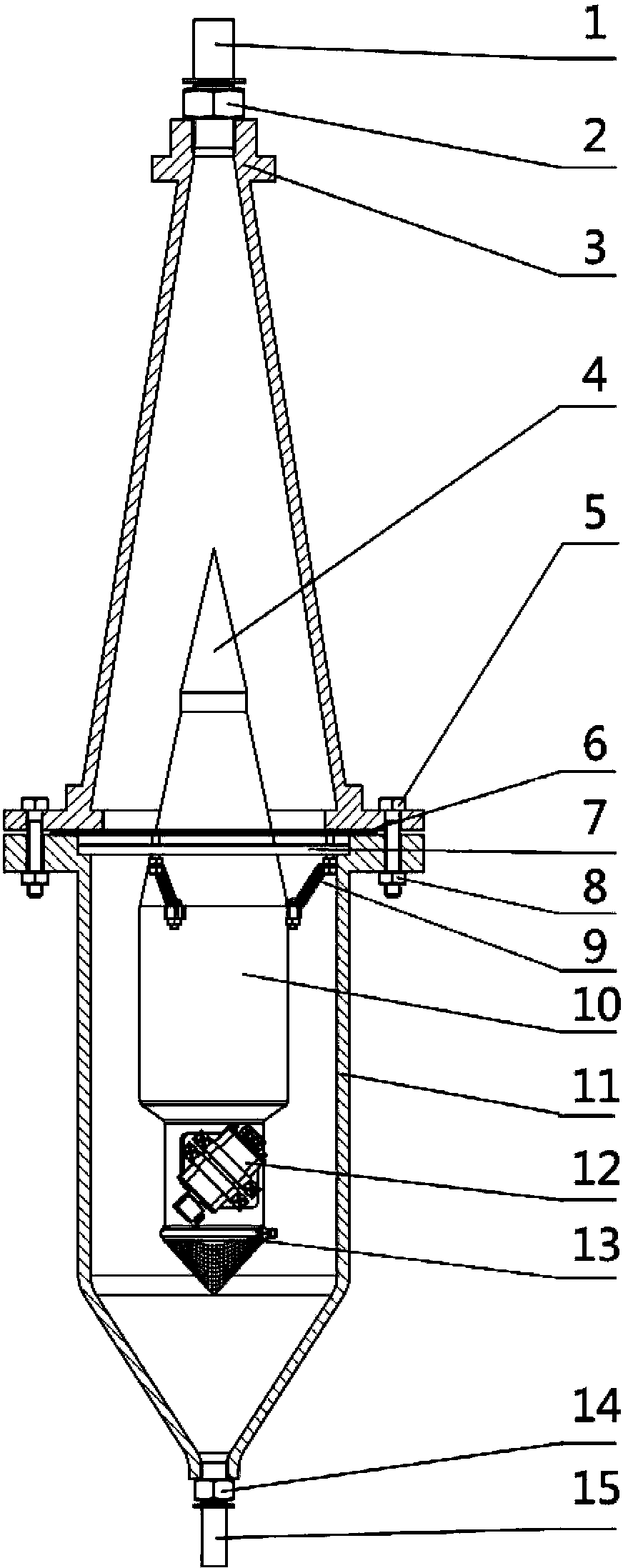 Device for generating gas-nanoparticle two-phase uniform fluid