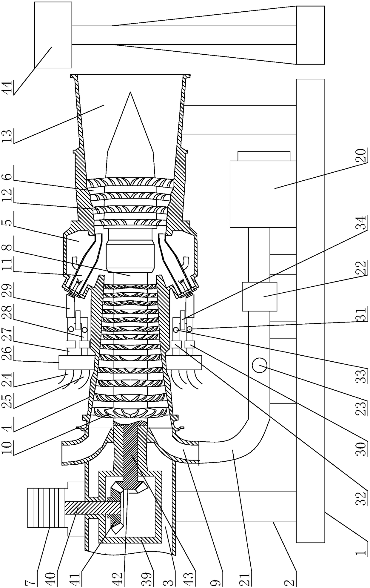 PLC-based multifunctional gas turbine fuel control device