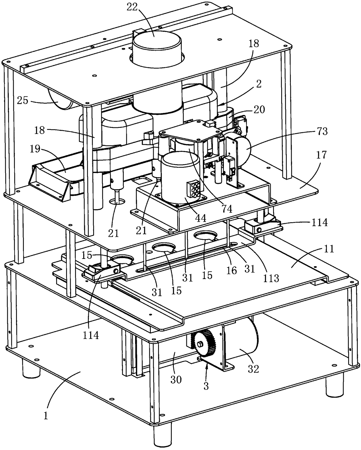 Full-automatic wire-mounted binding machine and wire binding method