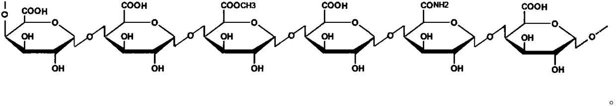 Soluble amidated soybean polysaccharide and preparation method thereof