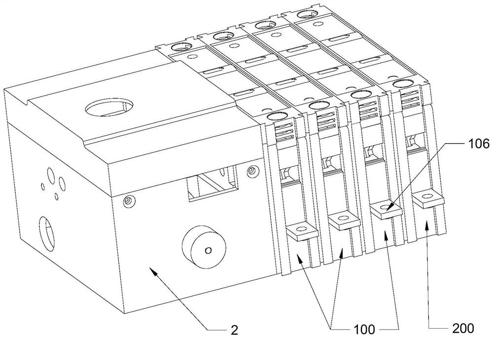 Two-speed motor change-over switch