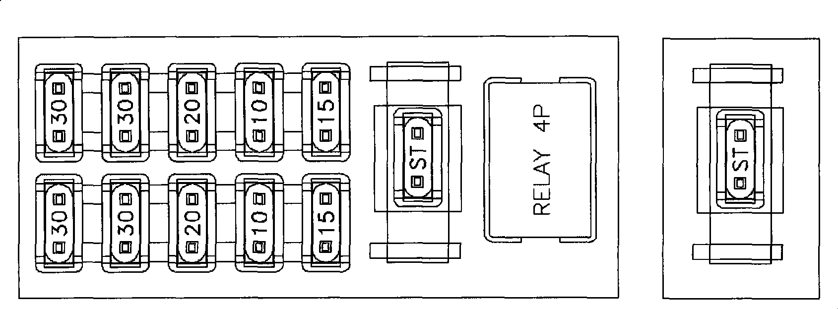 Entire vehicle quiescent current control circuit and current control method thereof