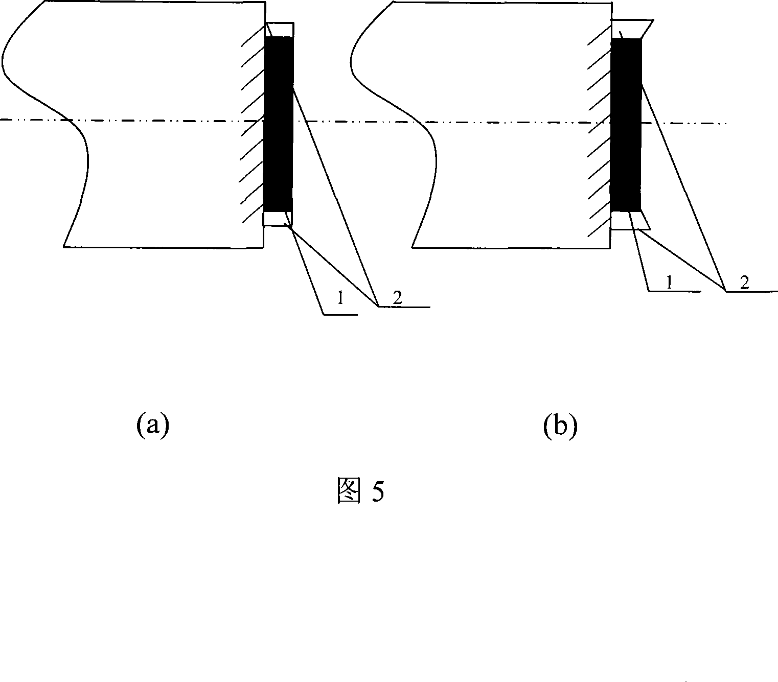 Side pump conductive cooling rectangle film laser