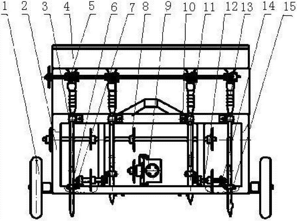 Special hill-seeding mechanism for hill planter and non-displacement precise hill planter