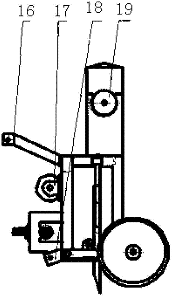 Special hill-seeding mechanism for hill planter and non-displacement precise hill planter