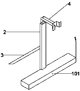 Computer display screen support convenient to dismount and mount