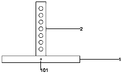 Computer display screen support convenient to dismount and mount