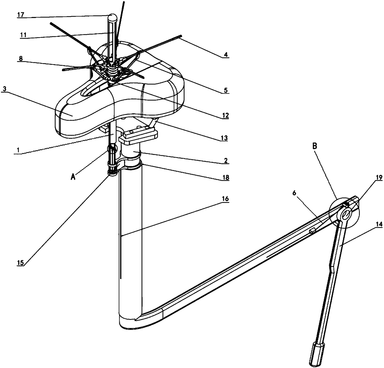 Bicycle rainproof saddle