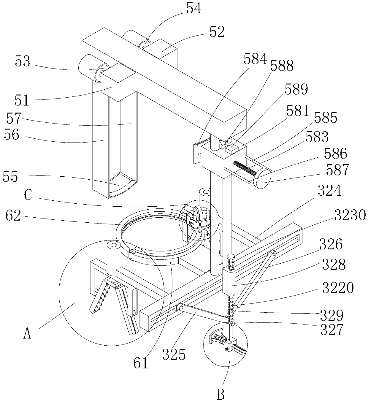 Minimally invasive tumor treatment equipment for clinical treatment in radiology department