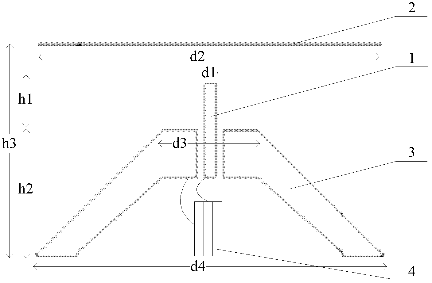 High-gain broadband omnidirectional antenna