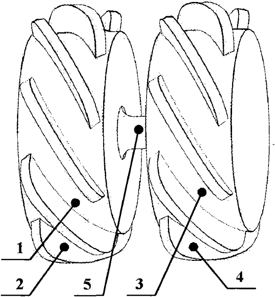 Pair rubber ball for cleaning and descaling in heat-exchange tubes