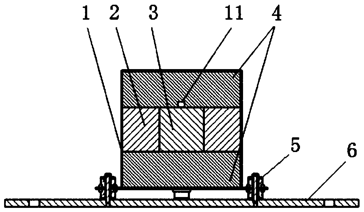 Spaceflight load vibration reducing box for rocket launching conditions