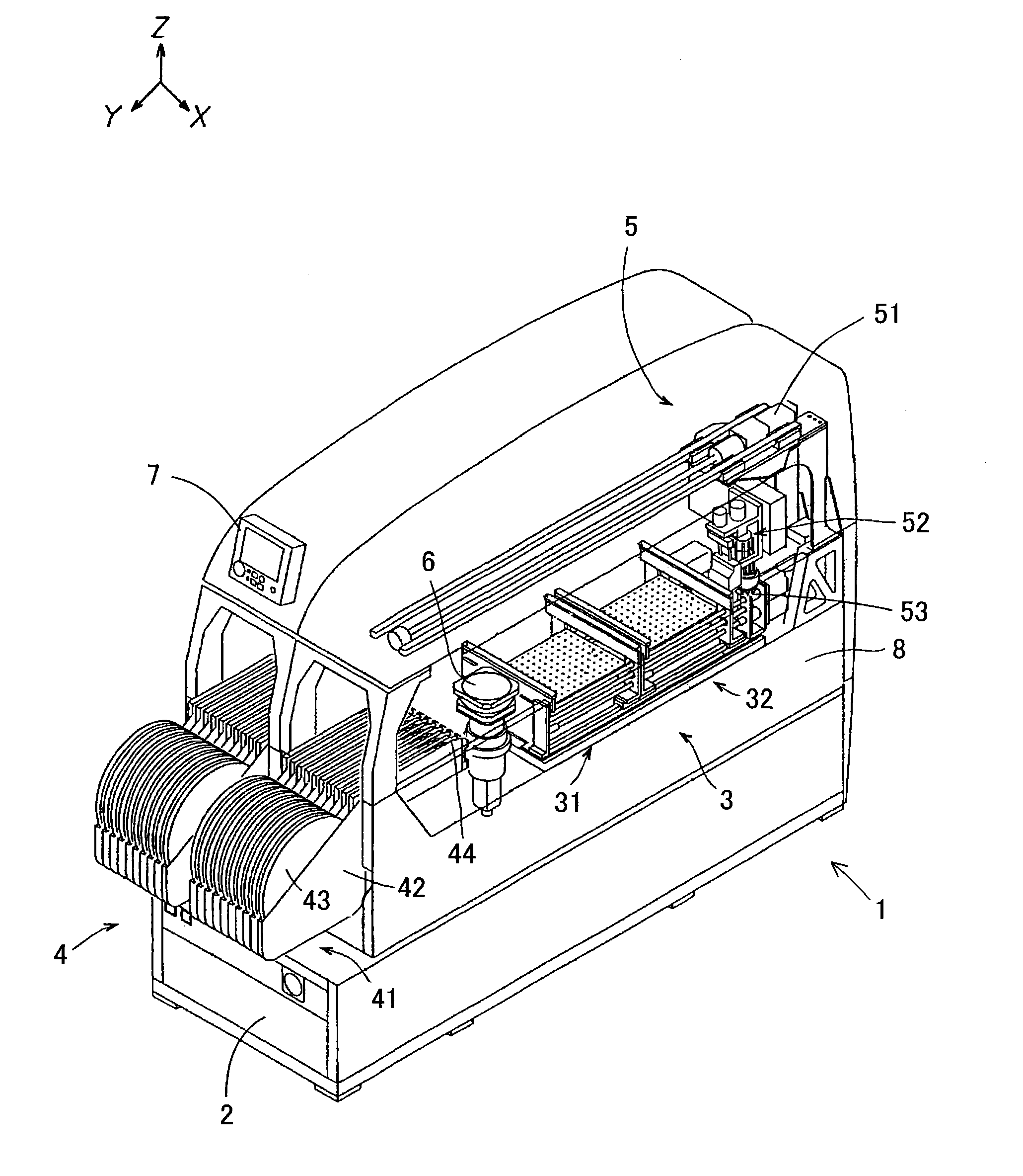 Component-mounting machine