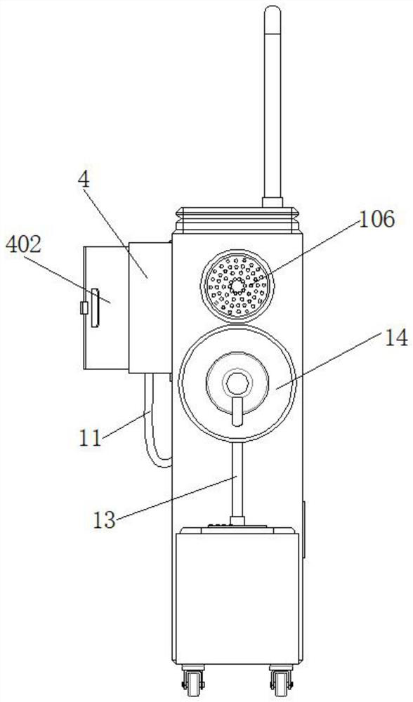 Anesthesia waste gas extraction and purification equipment for anesthesia room