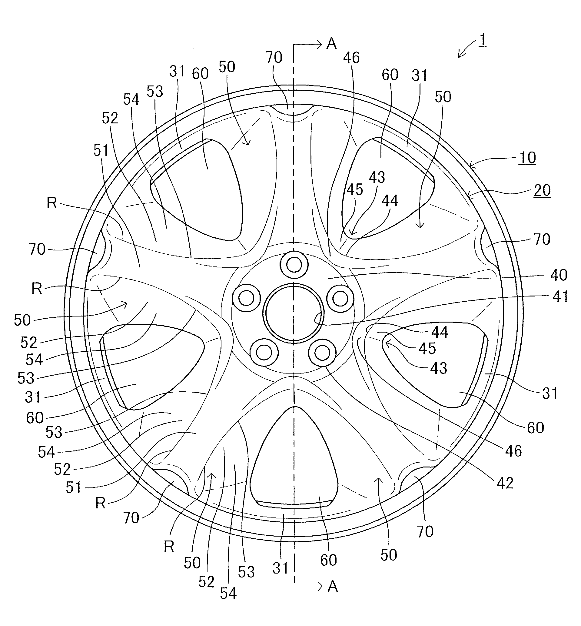 Automobile wheel