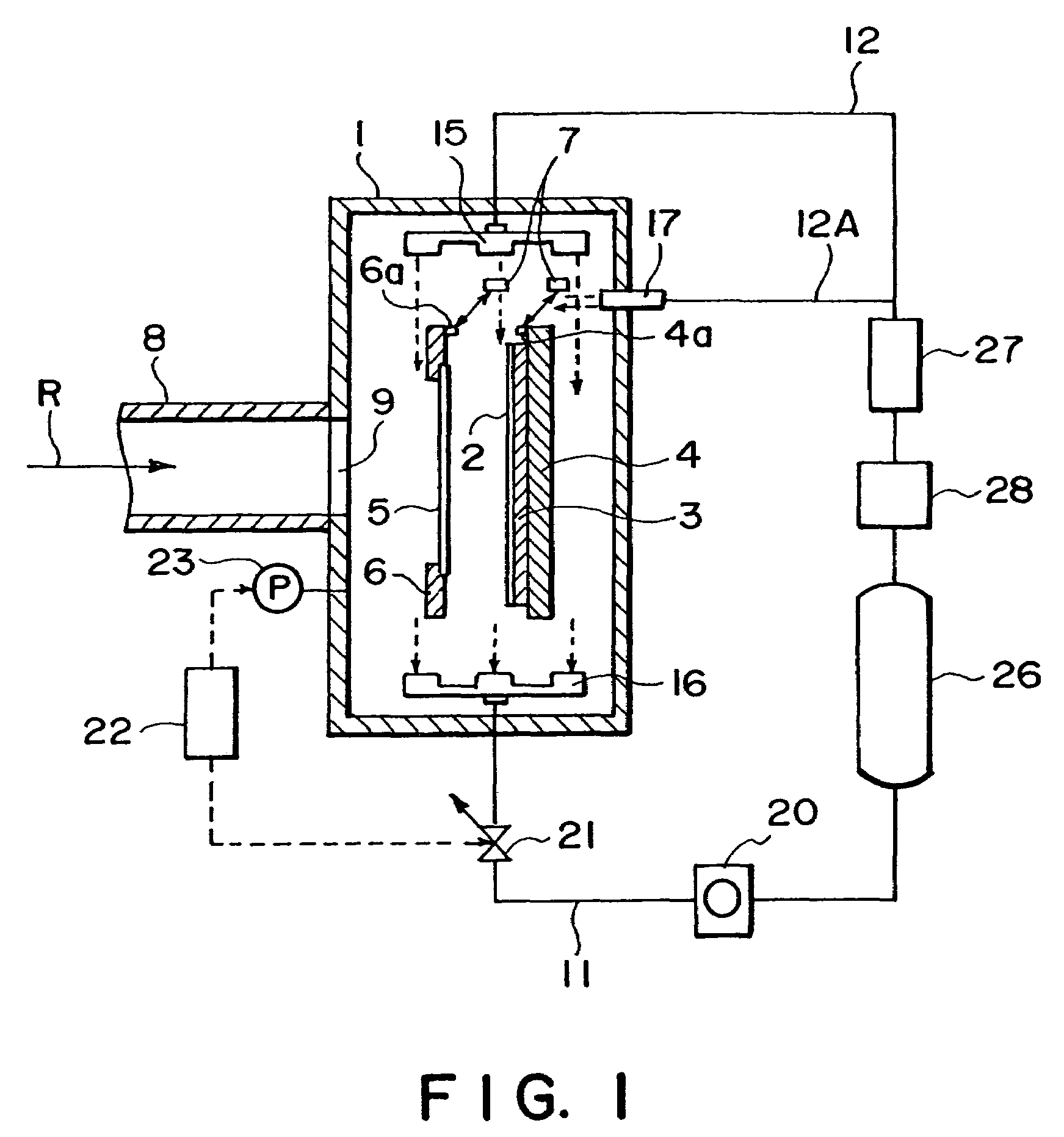 Exposure apparatus with tanks storing helium gas and method of manufacturing device using exposure apparatus