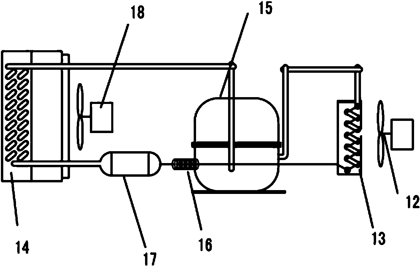 Method for Ice-free preservation with combination of air cooling and direct cooling