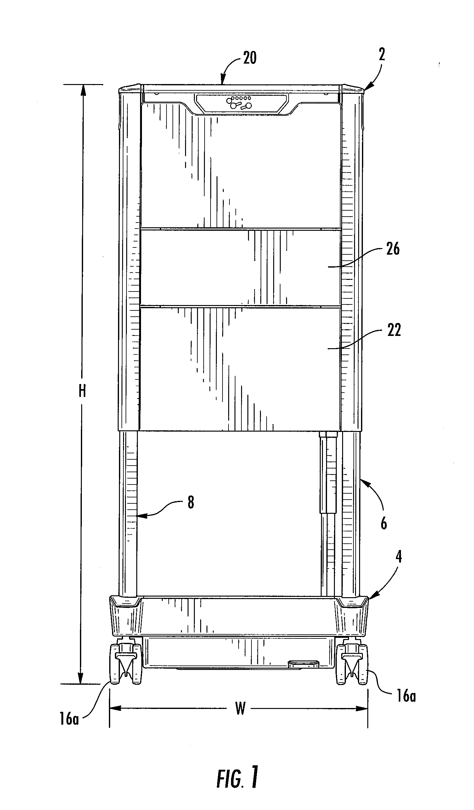 Mobile technology cabinet