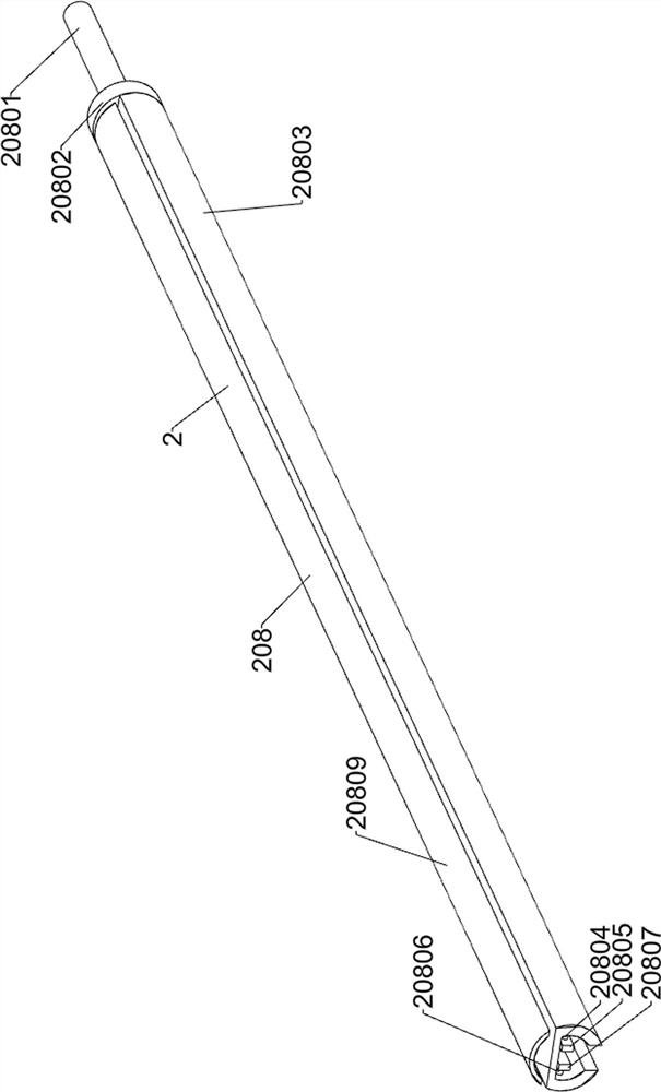 Bicycle front fork shoulder cover production device capable of preventing middle from falling off