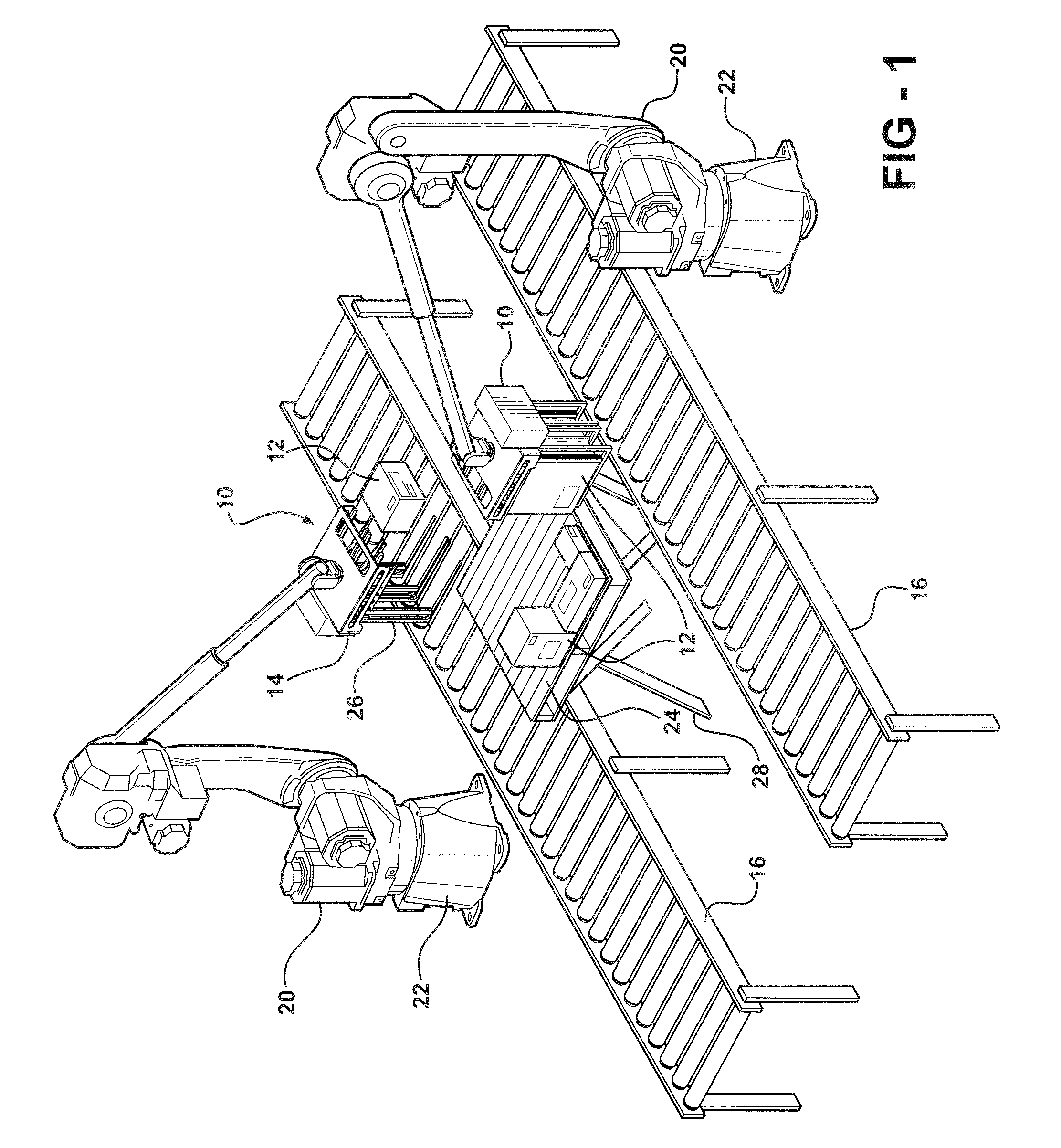 Mixed size product handling end of arm tool