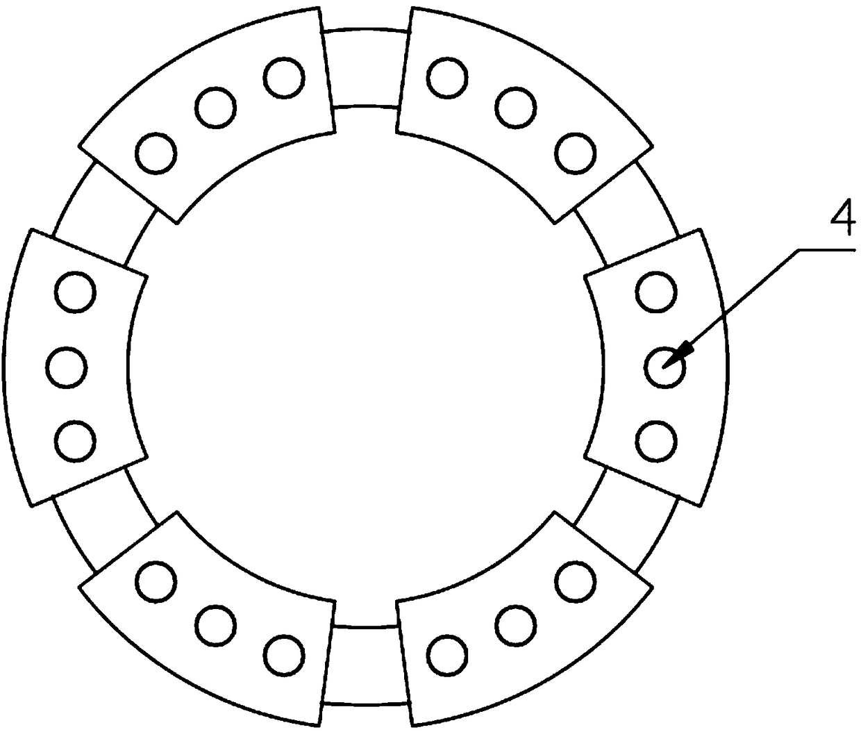 A diamond geological core drill bit using heat pipe to dissipate heat