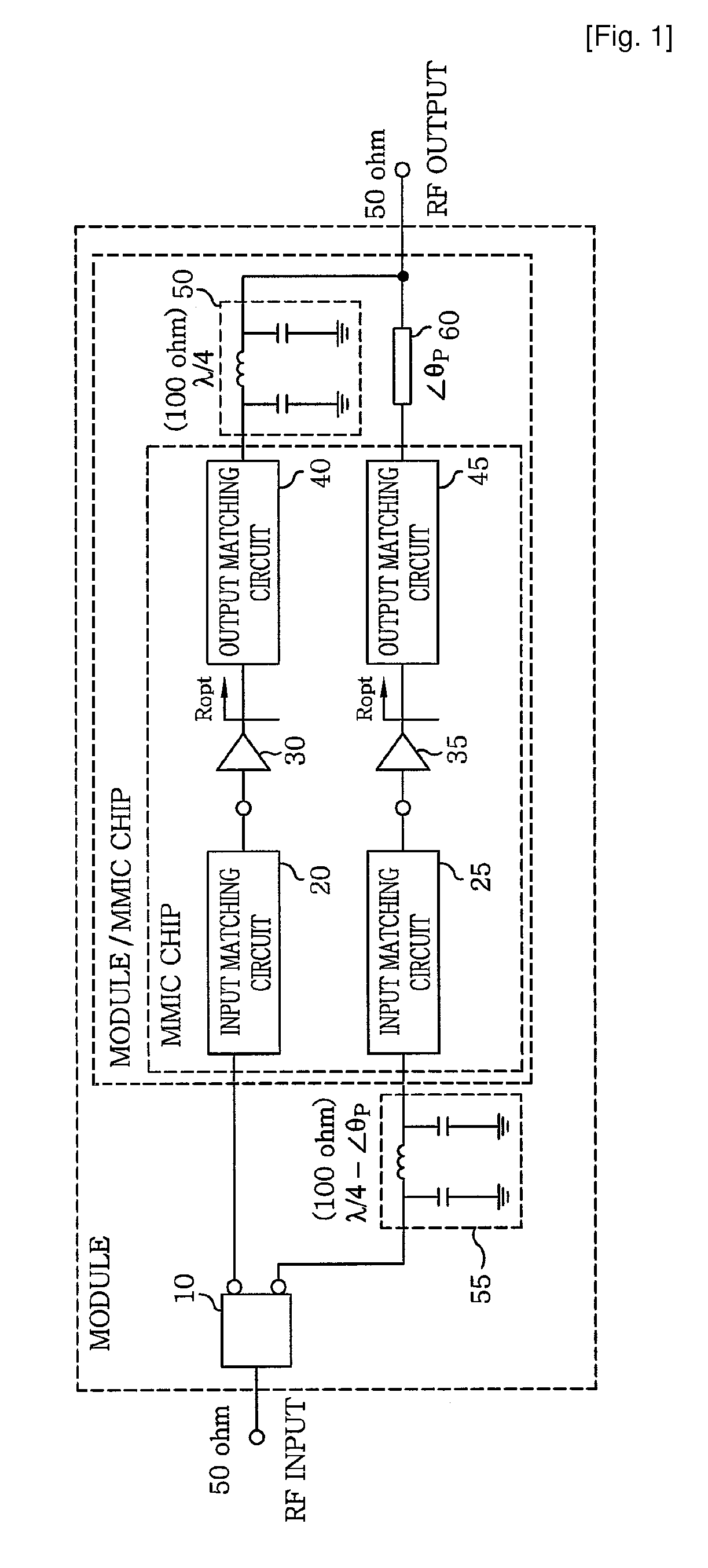 Doherty power amplifier