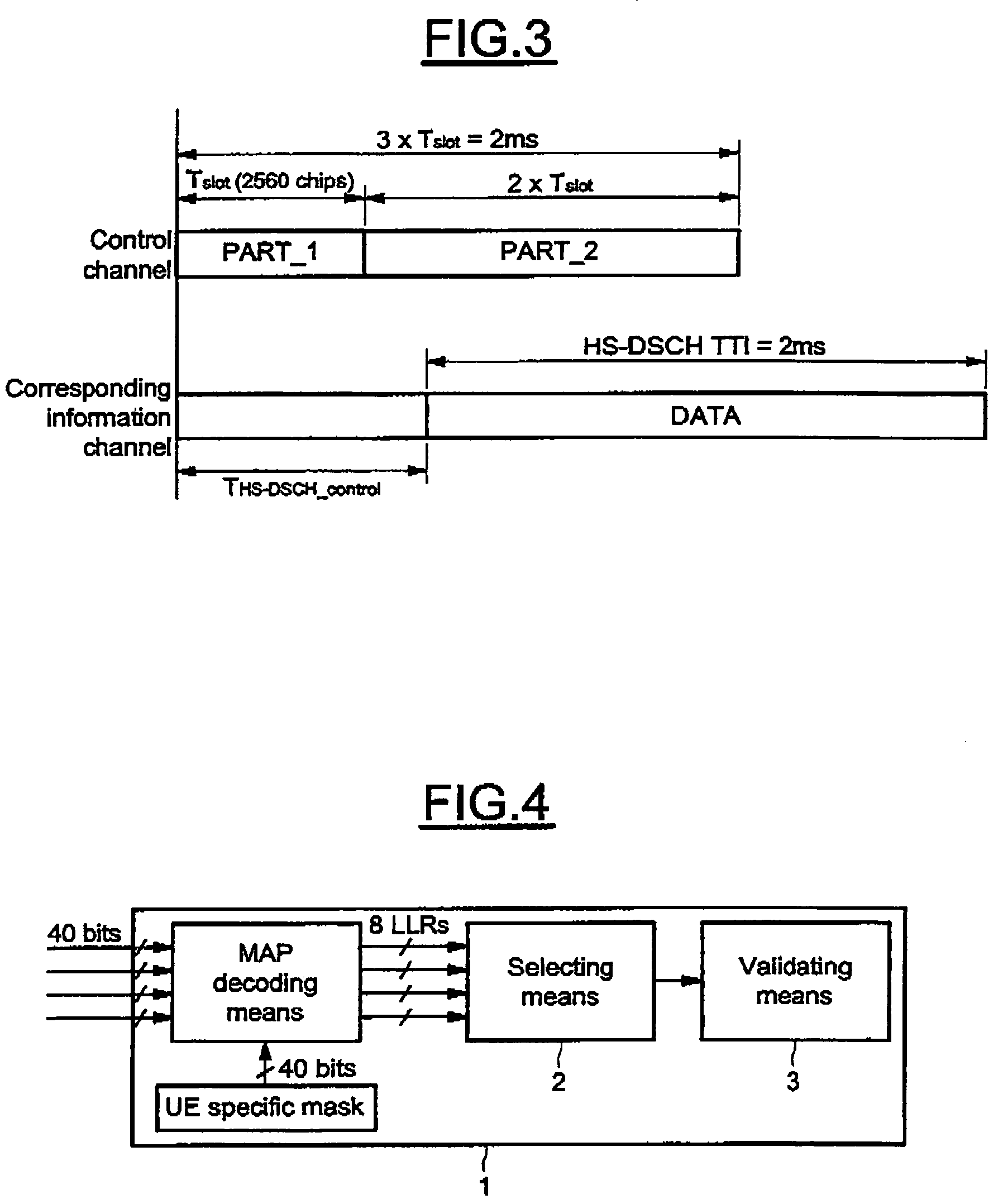 Method and system for blindly detecting a discontinuously transmitted shared channel, in particular blind high speed shared control channels detection