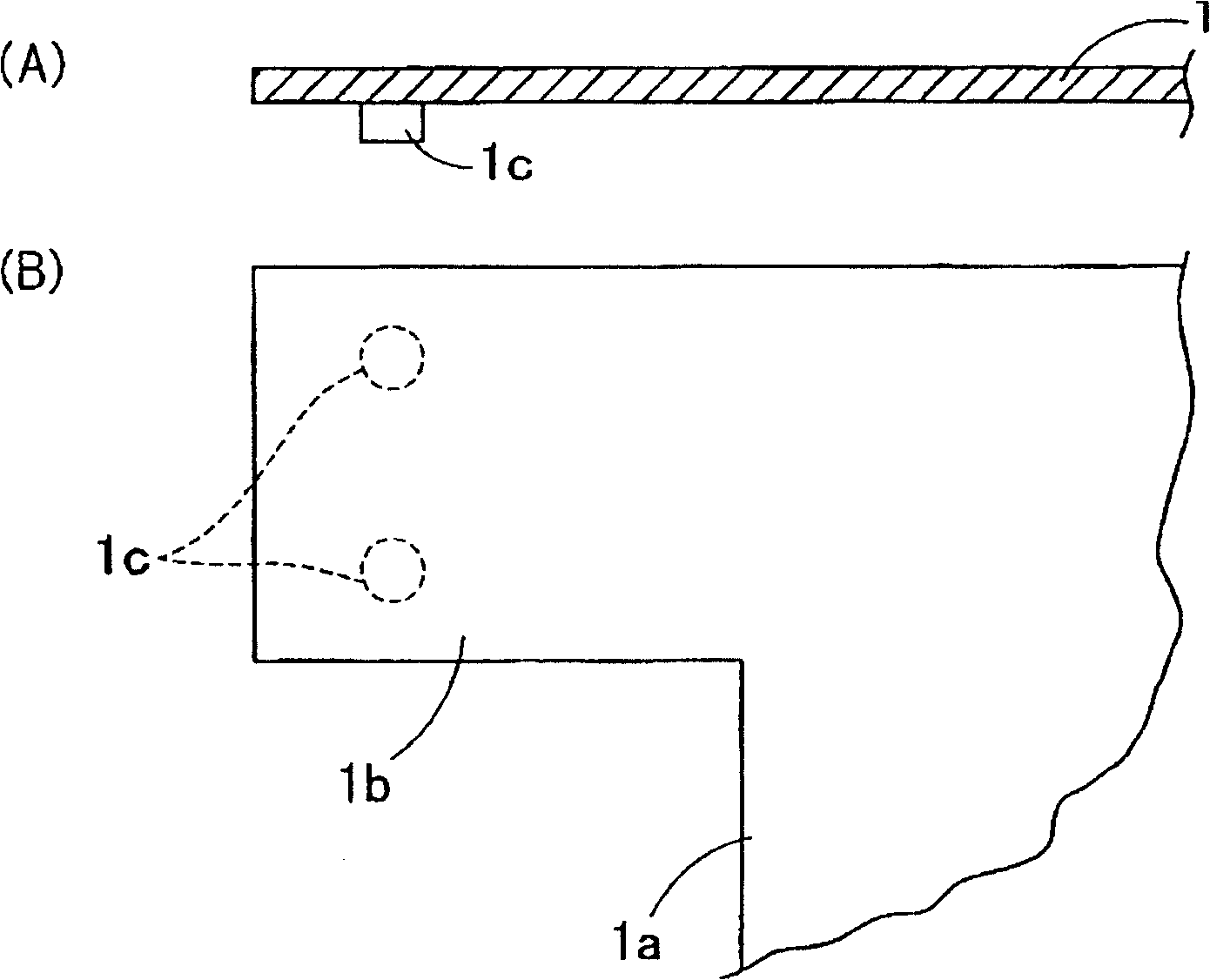 Panel bonding method and panel combination component